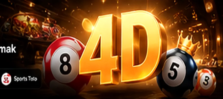 Ilustrasi kategori 4D Lotto dalam tema oren hitam
