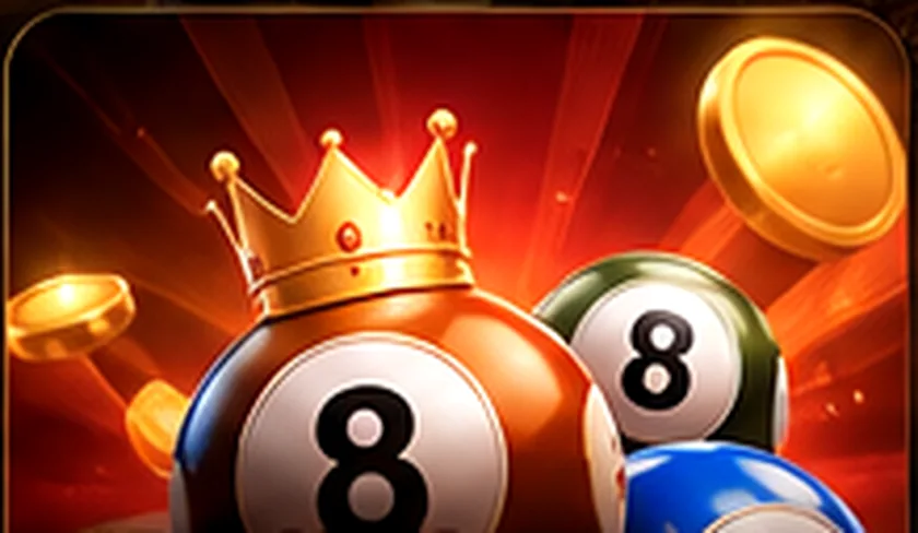 Ilustrasi 4D LOTTO bertema hitam dan oren