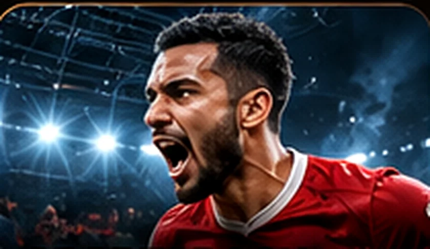 Ilustrasi SPORTSBOOK bertema hitam dan oren